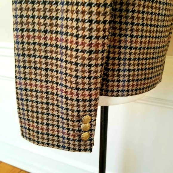 🆕️ J CREW Houndstooth Schoolboy Blazer Jacket - Picture 4 of 7